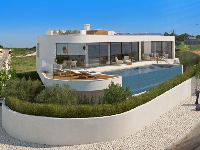 Luxury new West Algarve sea view villa in Praia da Luz 1
