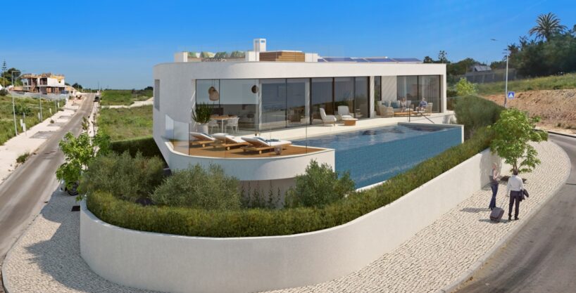 Luxury new West Algarve sea view villa in Praia da Luz 1