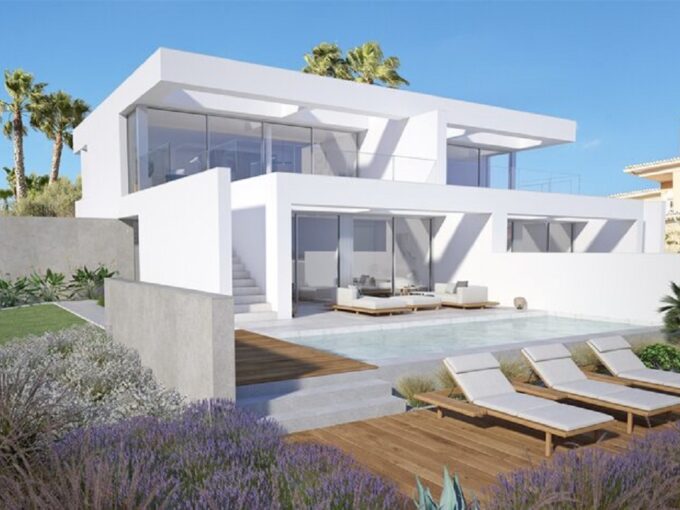Modern new sea view villa for sale in Praia da Luz, Algarve 1