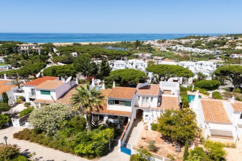 Sea view 3 bed house with pool near Vale do Lobo Golf Resort 1